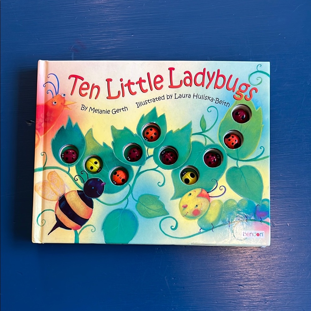 Ten Little Ladybugs by Melanie Gerth Red and Yellow Learning Ladybug Toys